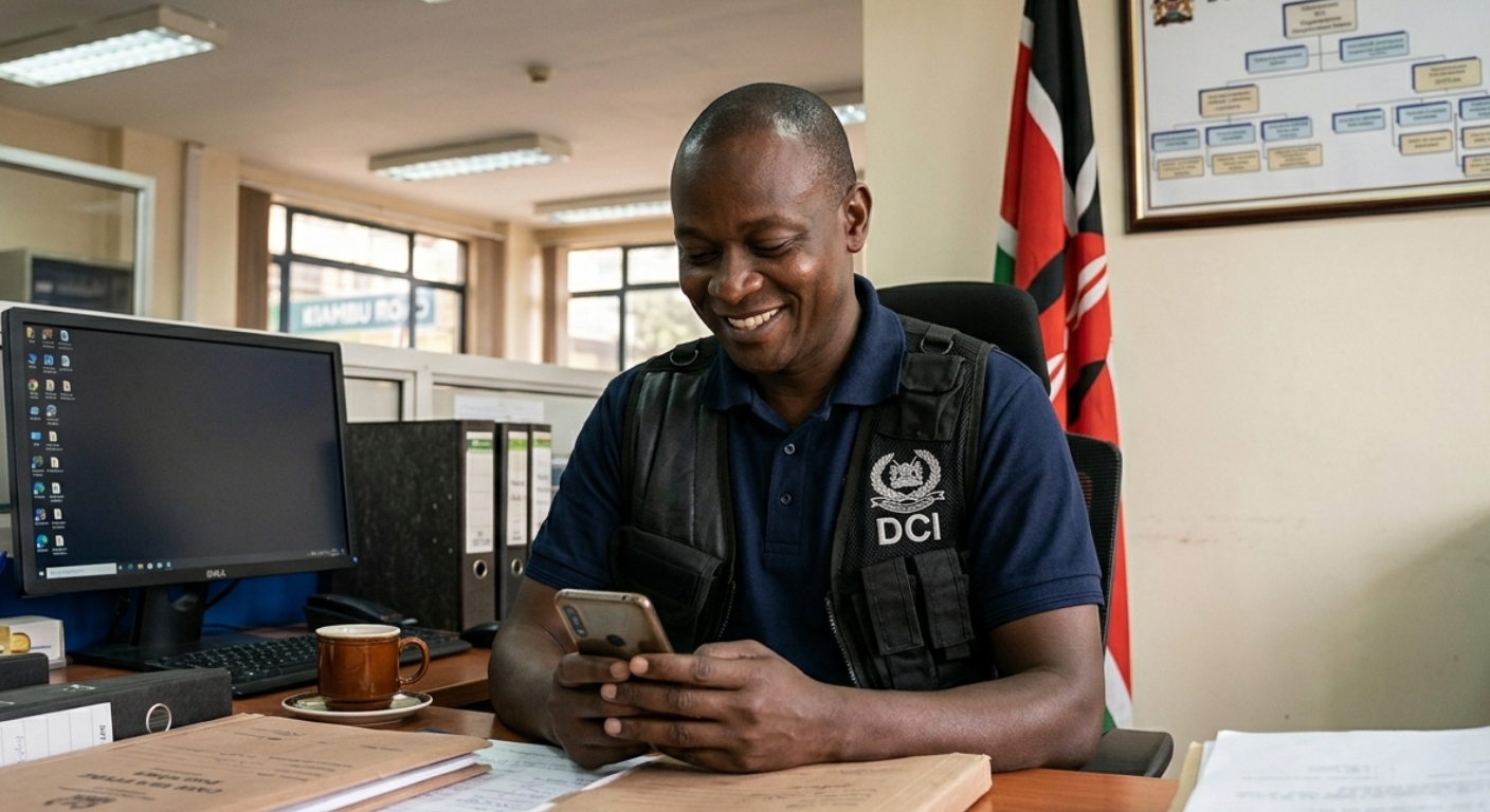 National Police Service or DCI Officer