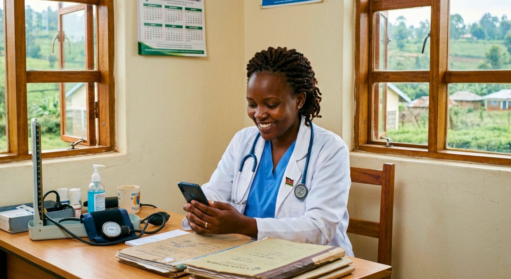 Kenyan Civil Servant at Work