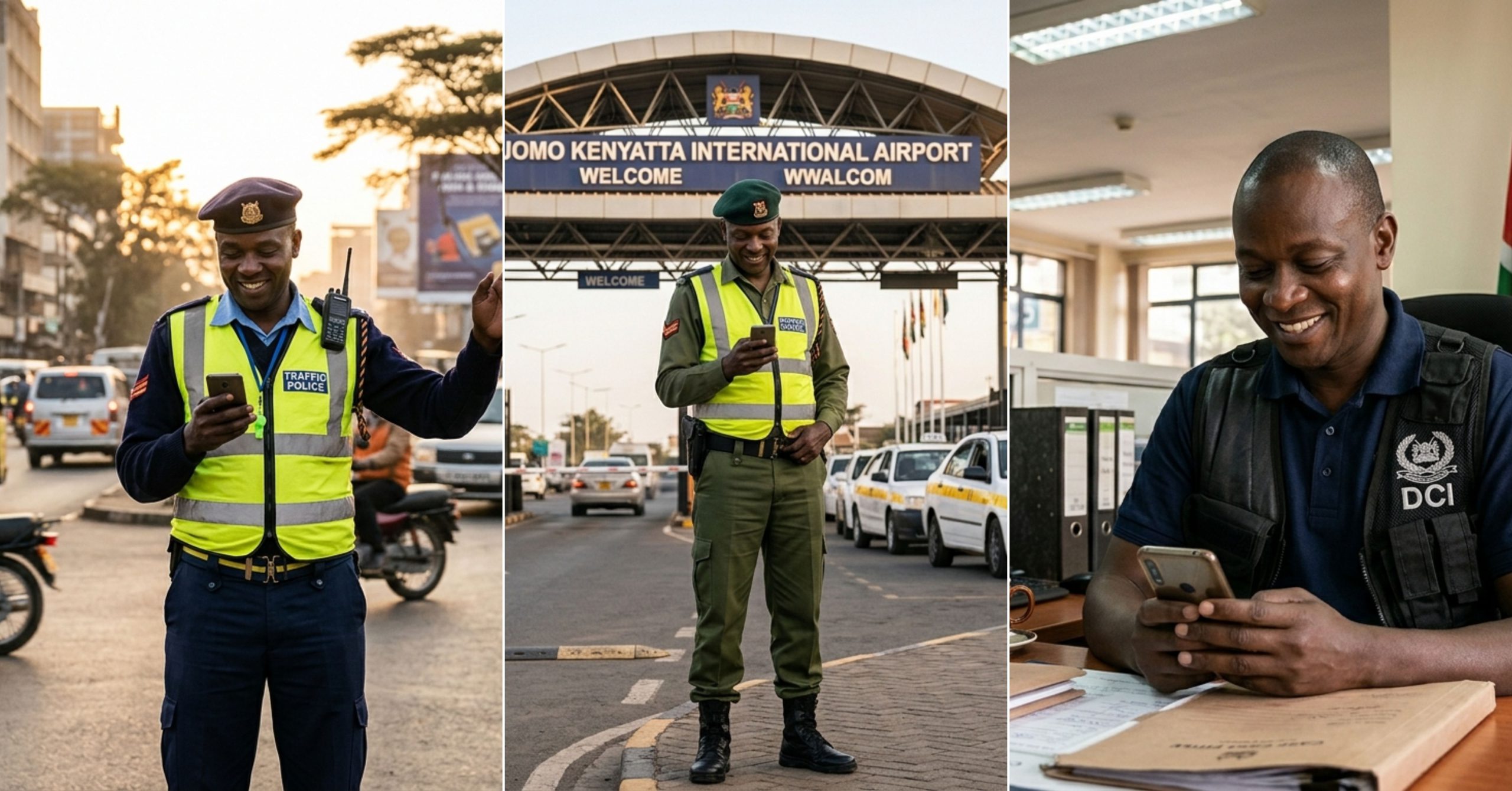 National Police Service or DCI Officer